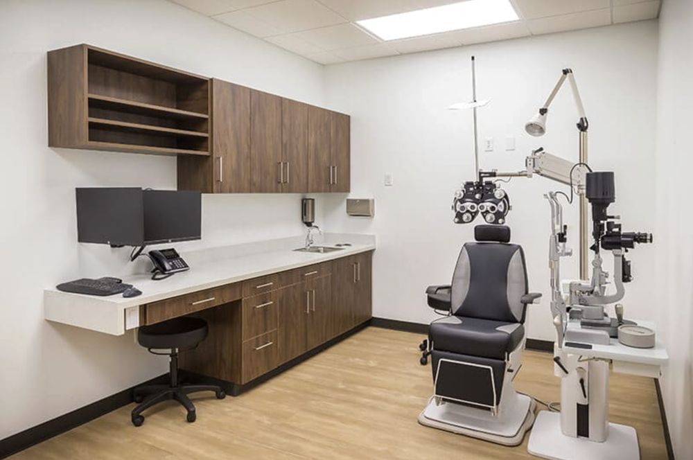 Exam room at Vision Surgery Consultants